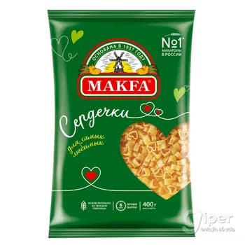 Makarony "Makfa" ýürejik, 400 gr