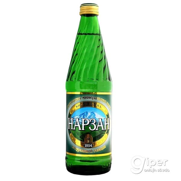 Gazlandyrylan mineral suwy "Нарзан" 500 ml