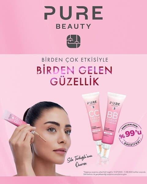 Tonal CC krem - Pure Beauty CC Cream №01