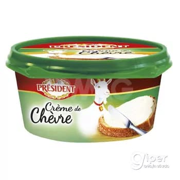Ereme peýnir President "Creme De Chevre" geçiniň süýdinden 50%, 125 gr