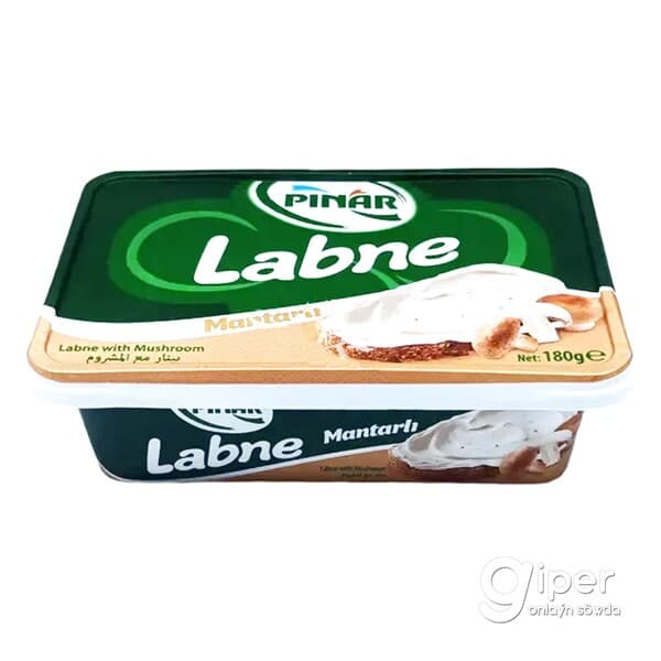 Krem peýnir "Pinar" Labne  kömelekli,180 gr