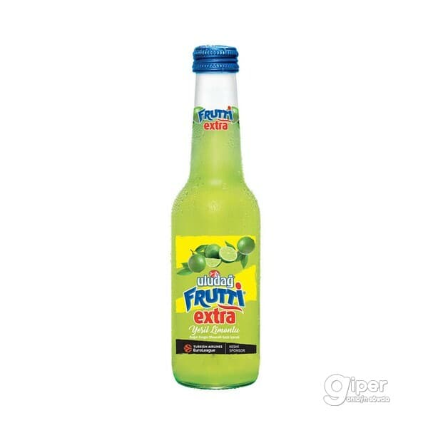 Gazlandyrylan mineral içgi Uludag "Frutti Extra" lime tagamly, 250 ml