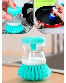 Щетка для посуды (с отделом для моющего сре