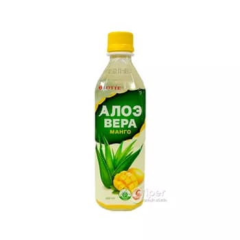 Alkagolsyz gazlandyrylmadyk içgi Lotte Aloe wera mango tagamly 500 ml