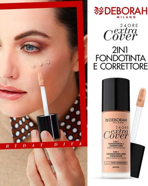 Тональный крем - Deborah 24Ore Extra Cover Foundation №0