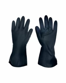 Резиновые перчатки SUN  XL100  чёрные