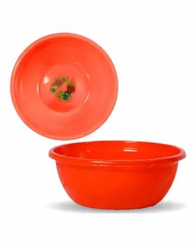 Тазик с рисунком 10 л пластмассовыйTürkmen Şöhle