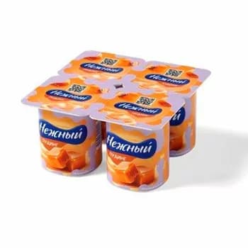 Йогурт "Нежный" пудинг карамельный, 2.8%, 100 гр