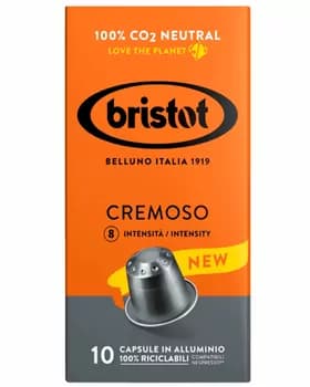 Кофе в капсулах BRISTOT "Cremoso" - 10 шт