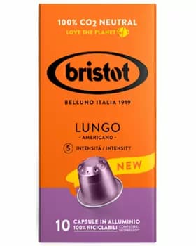 Кофе в капсулах BRISTOT "Lungo" - 10 шт