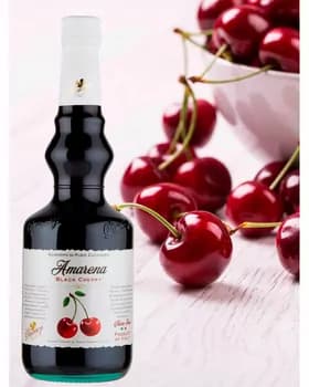 Сироп для напитков и кофе - "Vincenzi" Black Cherry 700мл