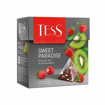 Зеленый чай Tess Sweet Paradice в пирамидках, 20 пакетиков
