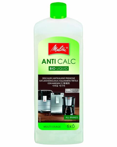 Melitta Anti Calc Bio - Suwuk nakip arassalaýjy serişde | hemme markalar üçin bolýar | 250 ml