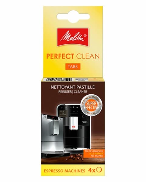 Melitta Perfect Clean - Kofe maşynlaryny arassalaýan  tabletkalar | 4 sany