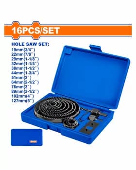 Набор из 16 коронок из углеродистой стали