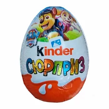 Şokoladly ýumurtga Kinder "Paw Patrol" 20 gr