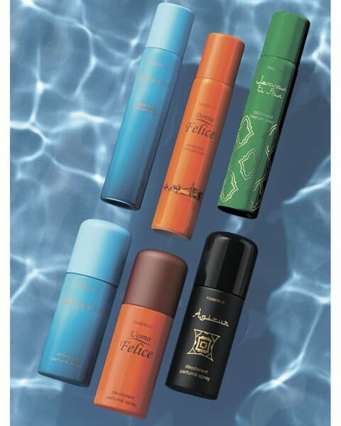 Erkekler üçin atyrly dezodorant spreý Agizur Faberlic 3636, 100 ml