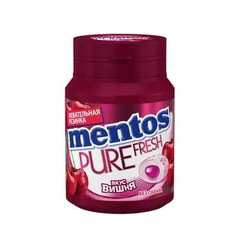 Жевательная резинка Mentos "Вишня", 54 гр