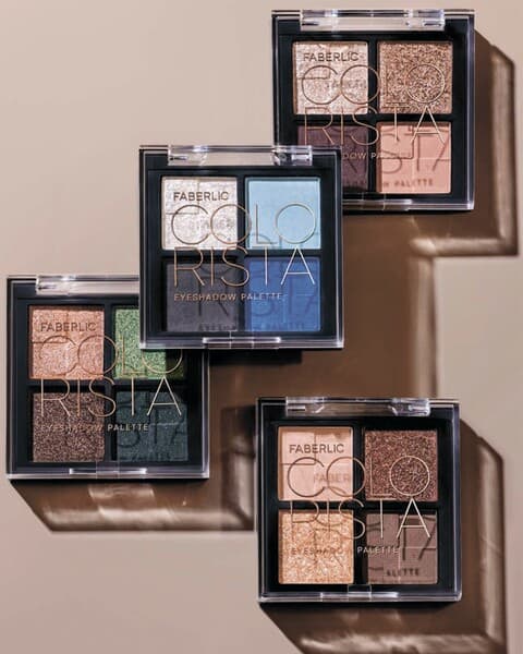 Göz kölegesi palitrasy Faberlic Colorista, ton "Tokaý limfa", 5120, 4 г