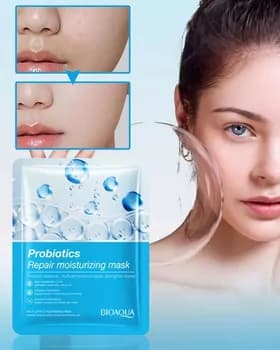Bioaqua Probiyotikler nemlendiriji ýüz bejermek maskasyny 25g