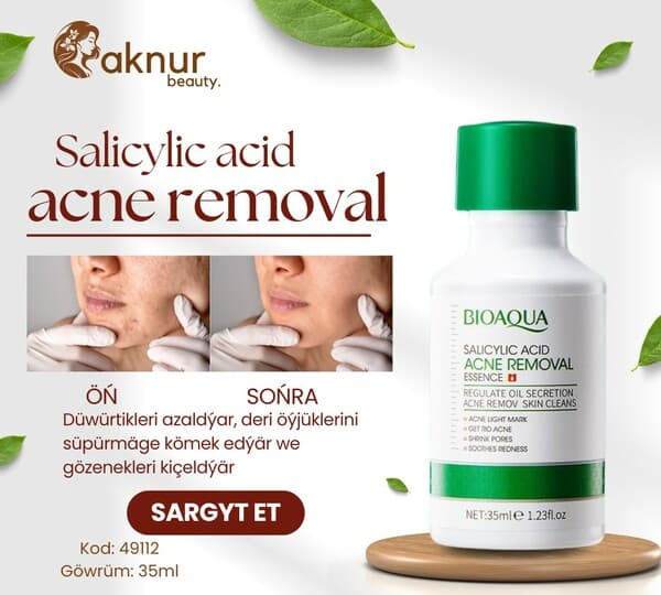 Сыворотка для лица с экстрактом салициловой кислоты Bioaqua Salicylic Acid Acne Removal Essence, 35 мл