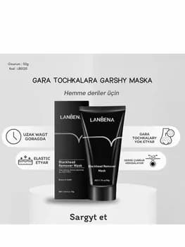 LANBENA Маска для лица альгинатная от чёрных точек 50 мл