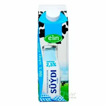 "Elin" sygyr süýdi 2.5%, 1 lt