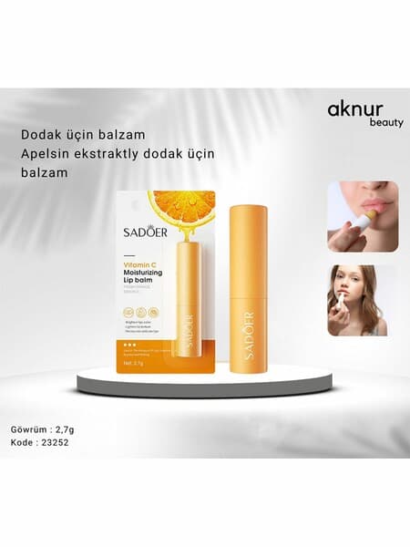 SADOER dodak üçin balzam apelsin ekstraktly balzam 2.7 gr