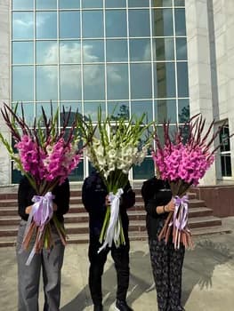 Букет из гладиолусов