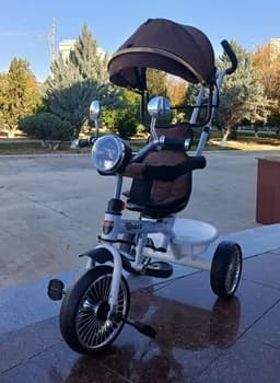 Велосипед с зонтиком