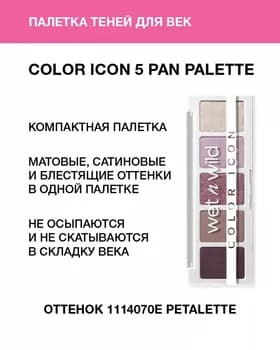 Ten paletka - Wet N Wild Color Icon Eyeshadow M PETALETTE