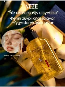 Veze Gold amino acid ýüz arassalamak üçin penka 200 gr