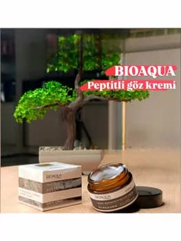 BIOAQUA gözüň töweregindäki çişmäni gara tegelekleri we ýadowlygy aýýyrýar, gözüň töweregini nemlendirýar we ýumşadýar 30 gr