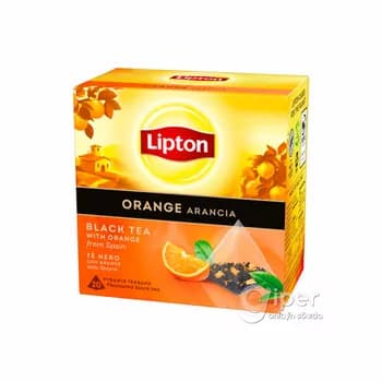 Lipton черный чай  "Orange Arancia" (20 пакетиков) 34 г