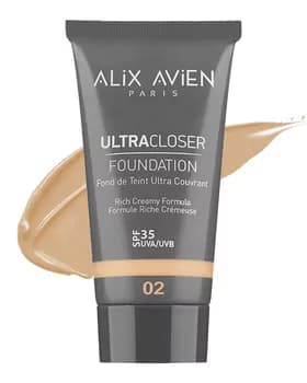 Tonal krem - Alix Avien Ultra Closer Foundation SPF35 №02