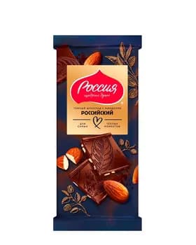 Ajy şokolad Nestle "Россия" mindally 40% kakao, 72 gr