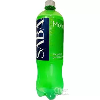 SABA "Mohito" alkogolsyz gazlandyrylan içgi 1000 ml