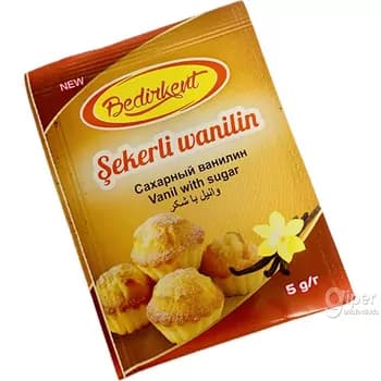 Bedirkent "Vanil with sugar" şekerli wanilin 5 gr