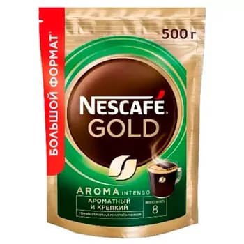 Кофе Nescafe Gold Aroma Intenso, пакет, 500 г