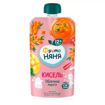 Çaga üçin kisel "ФрутоНяня" oblepiha we mango, 130 gr