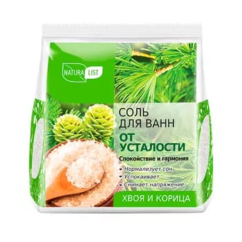 Wanna üçin duzy Nature List "От Усталости" arça we korisa, 500 gr