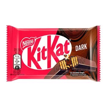 Şokoladly wafli KitKat "Dark" (4 bölekli), 41,5 gr