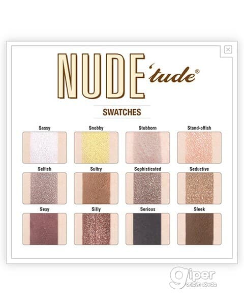 Ten paletka - theBalm Nude Tude Naughty Palette