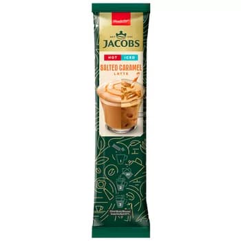 Кофе Jacobs Latte "Hot Iced" со вкусом соленной карамели, 21,3 г