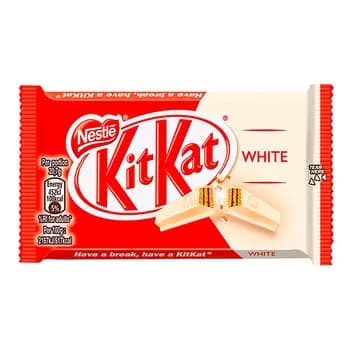 Şokoladly wafli KitKat "White" (4 bölekli), 41,5 gr