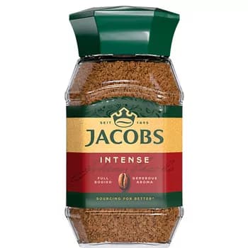 Kofe Jacobs Intense, çüýşe gapda, 95 gr