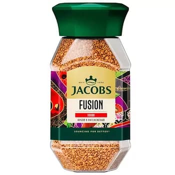 Кофе Jacobs Fusion Asian, стеклянная банка, 95 г