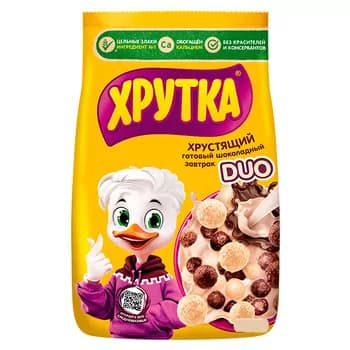 Taýýar ertirlik Nestle Хрутка Duo şokoladly şarjagazlar, 200 gr