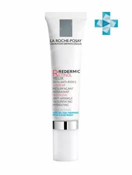 La Roche Posay Redermic Retinol Concentrato deriniň ýeňilligini we ýygyrtlary korreksiýa üçin intensiwna konsentrinyý krem-geli, 30 ml