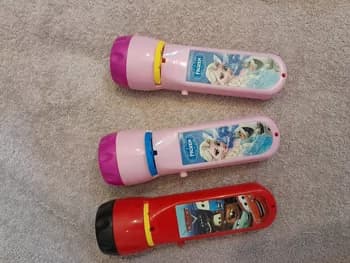 Çagalar üçin suratly fonar "McQueen", "Frozen" 1 sany